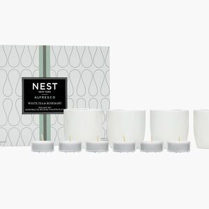 NEST Alfresco White Tea & Rosemary Tea-light Set NEW